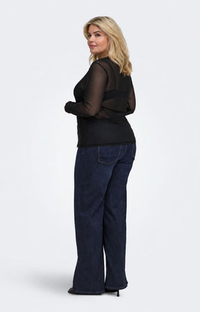 Only Carmakoma Jungle Top in Black 