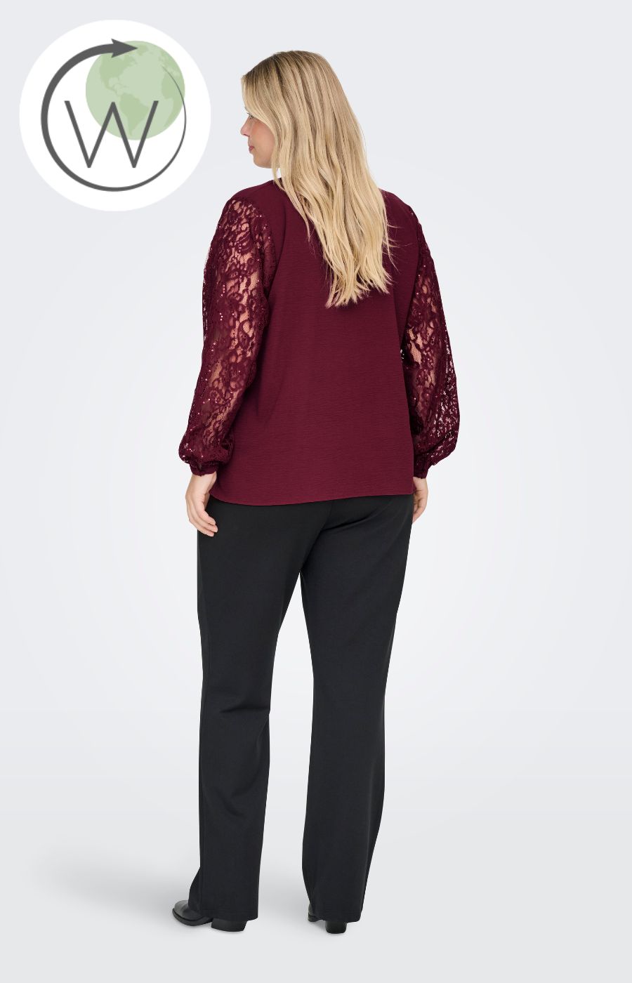 Only Carmakoma Kammy Shirt in Wine