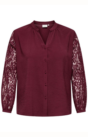 Only Carmakoma Kammy Shirt in Wine