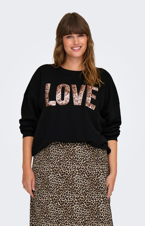 Only Carmakoma Katya Sweater in Black 