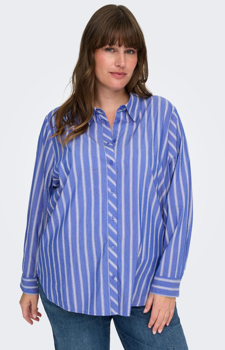 Only Carmakoma Liah Shirt in Blue
