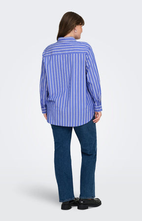 Only Carmakoma Liah Shirt in Blue