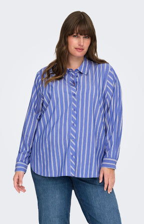 Only Carmakoma Liah Shirt in Blue