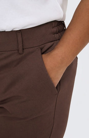 Only Carmakoma Life Trousers in Brown 