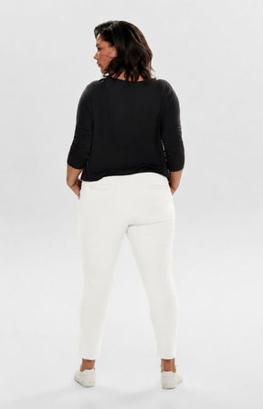 Only Carmakoma Life Trousers in White 