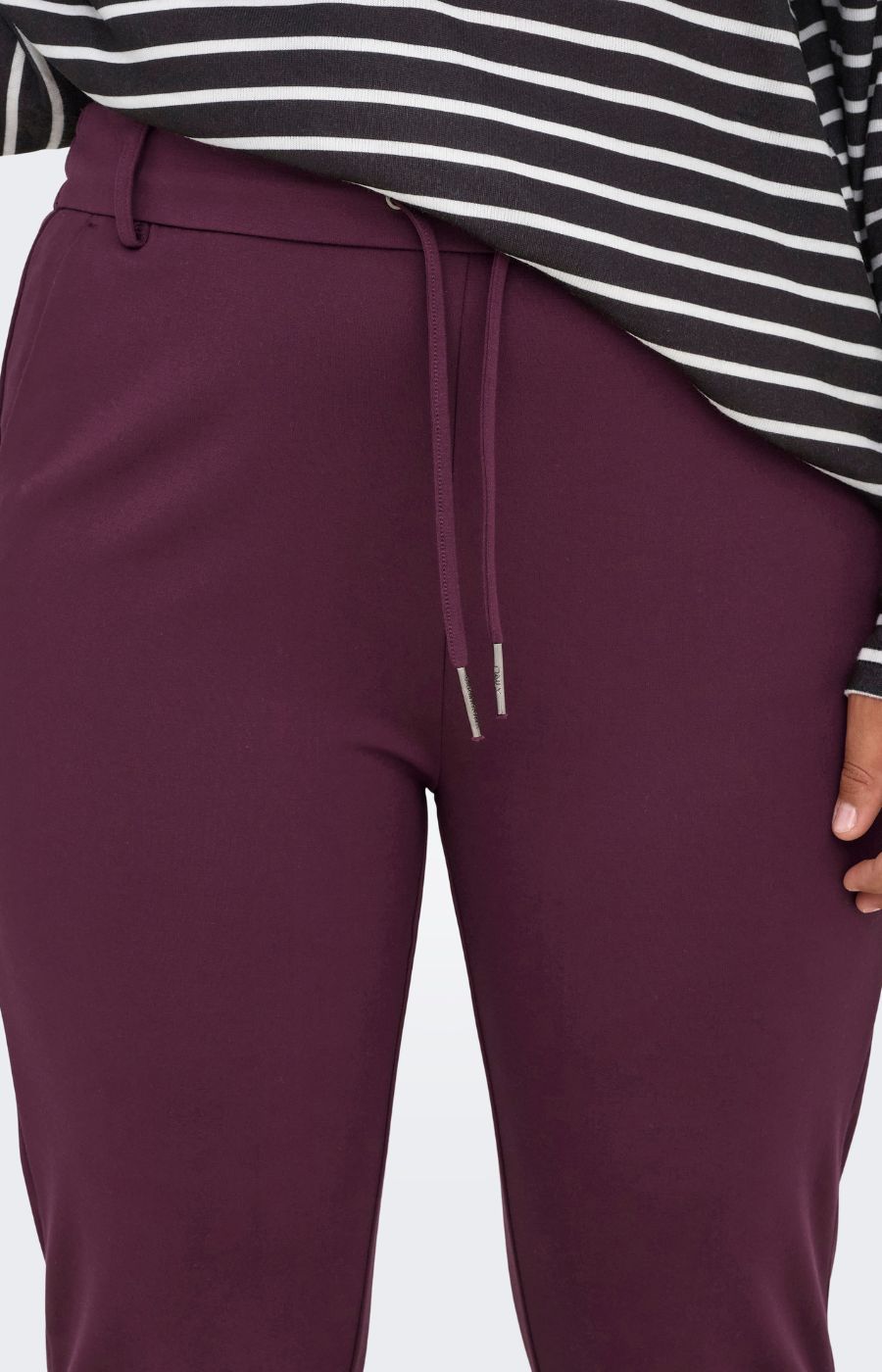 Only Carmakoma Life Trousers in Wine 