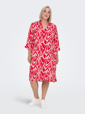 Only Carmakoma Livera Dress in Red