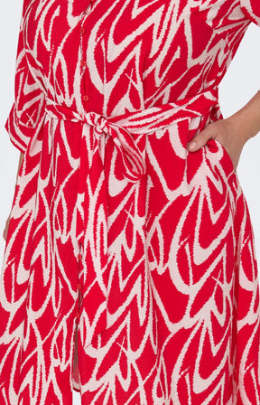 Only Carmakoma Livera Dress in Red