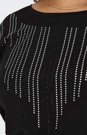 Only Carmakoma Lulu T-Shirt in Black