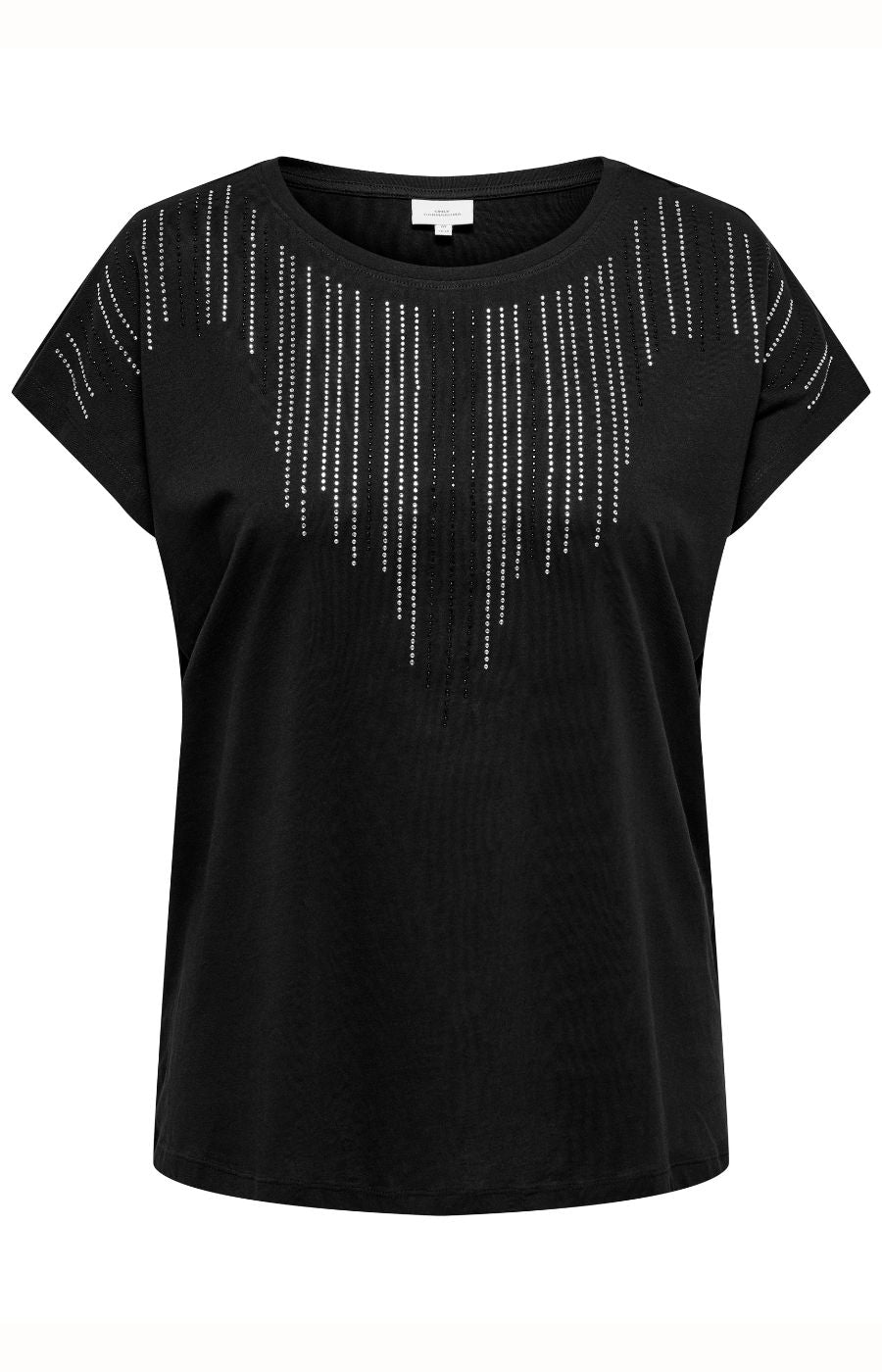 Only Carmakoma Lulu T-Shirt in Black