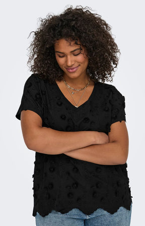 Only Carmakoma Lulu Top in Black 