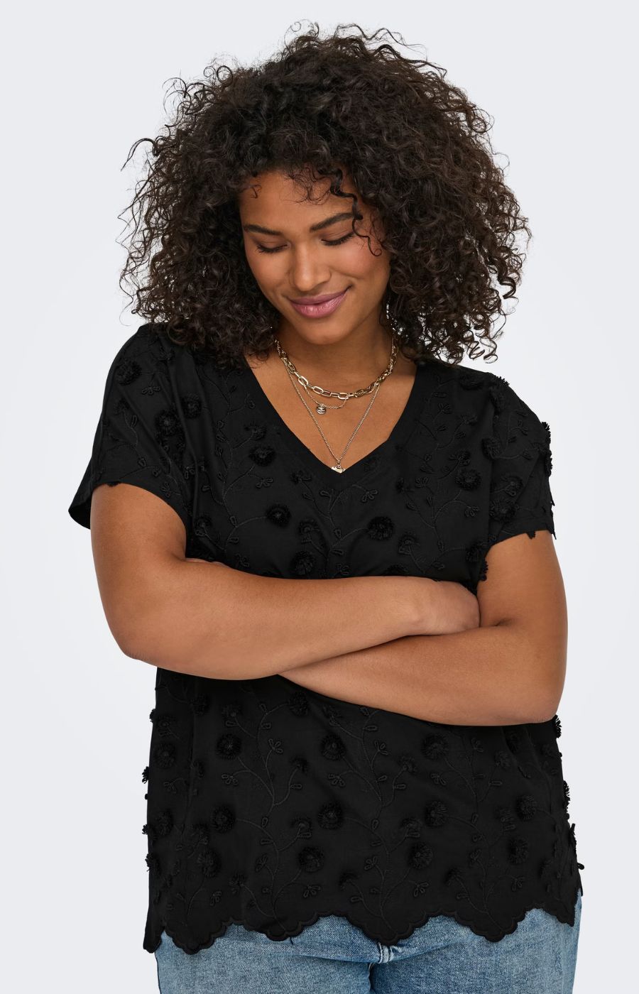 Only Carmakoma Lulu Top in Black 