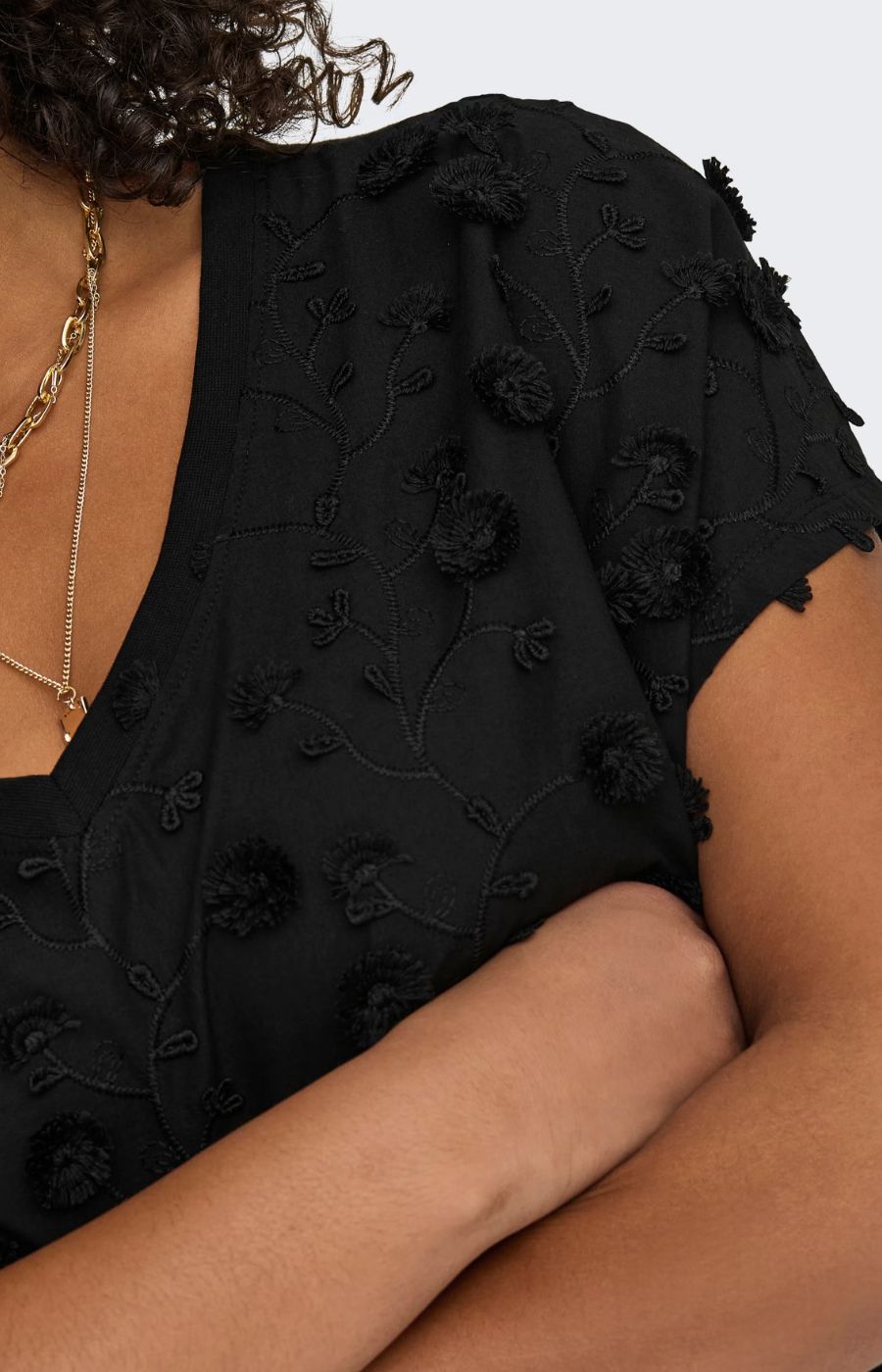 Only Carmakoma Lulu Top in Black 