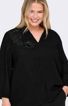 Only Carmakoma Lyne Top in Black