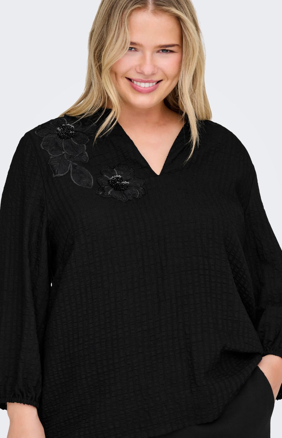 Only Carmakoma Lyne Top in Black