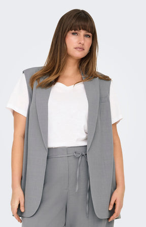 Only Carmakoma Marine Waistcoat in Grey
