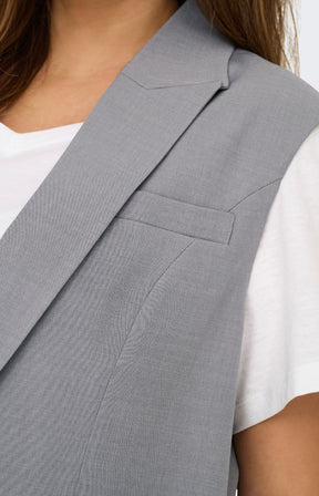 Only Carmakoma Marine Waistcoat in Grey