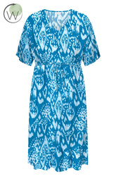 Only Carmakoma Marrakesh Dress in Blue
