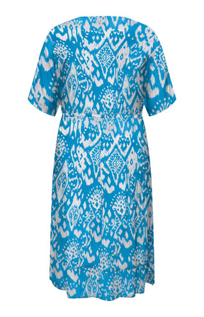 Only Carmakoma Marrakesh Dress in Blue