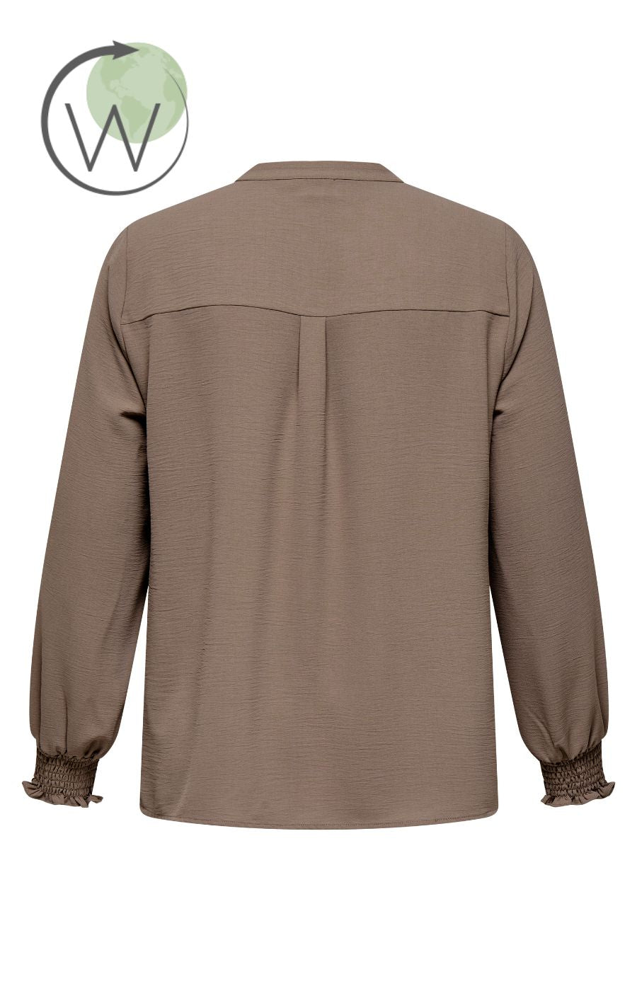 Only Carmakoma Metta Blouse in Brown