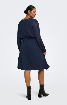 Only Carmakoma Metta Dress in Navy 