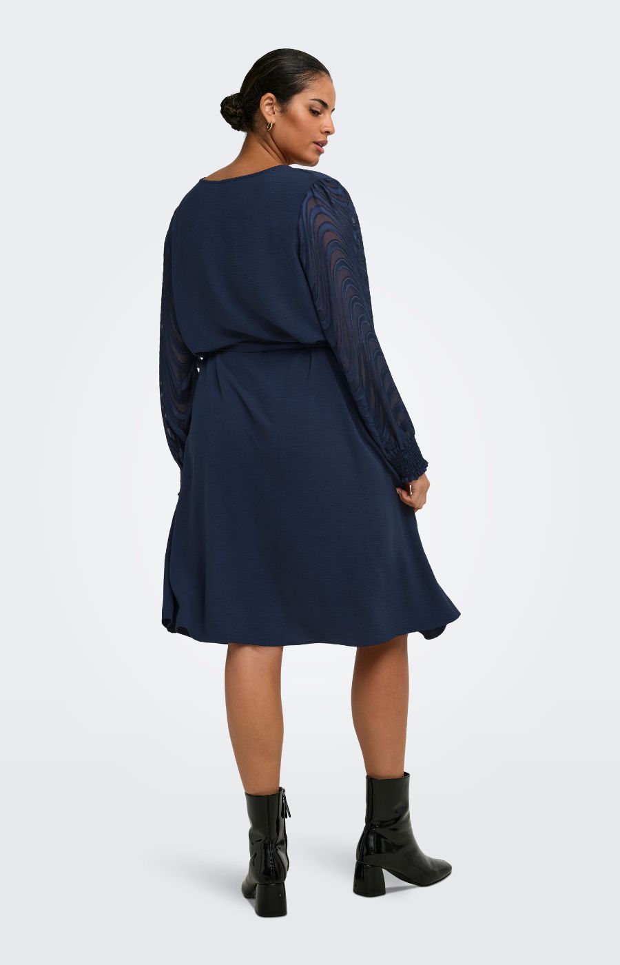 Only Carmakoma Metta Dress in Navy 