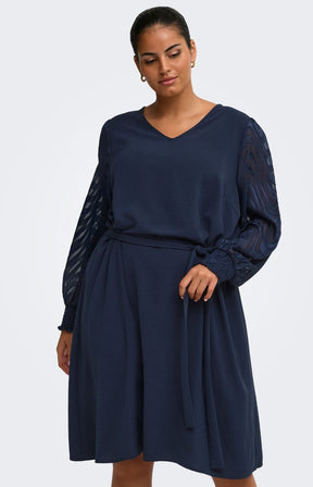 Only Carmakoma Metta Dress in Navy 