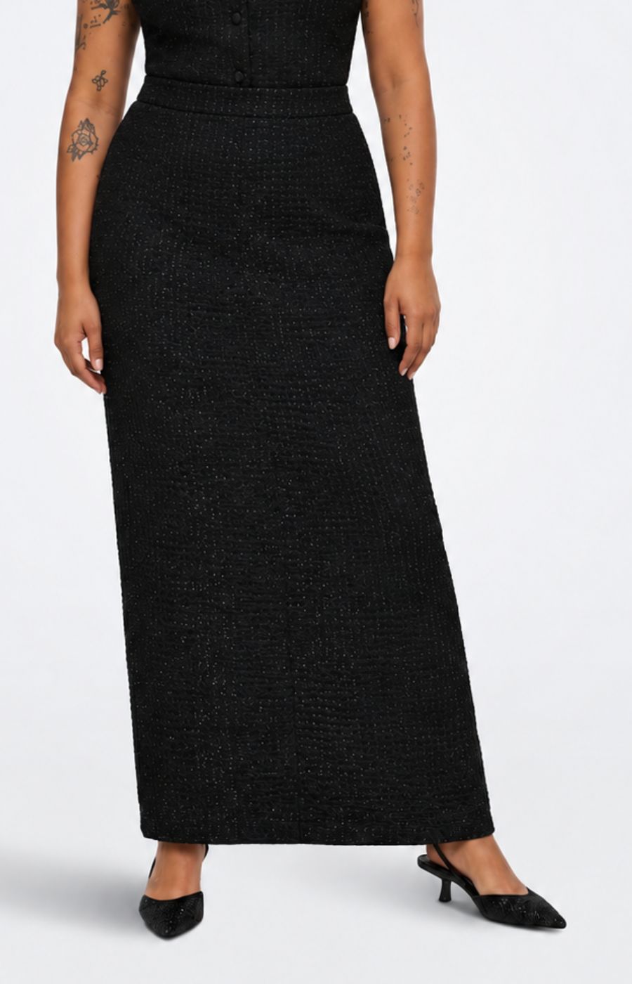 Only Carmakoma Milla Skirt in Black 
