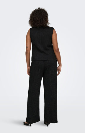 Only Carmakoma Milla Vest Top in Black 