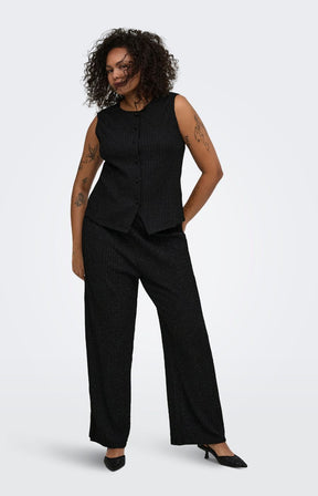 Only Carmakoma Milla Vest Top in Black 