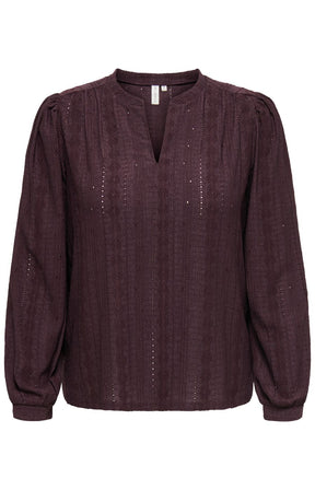 Only Carmakoma Minna Blouse in Chocolate 