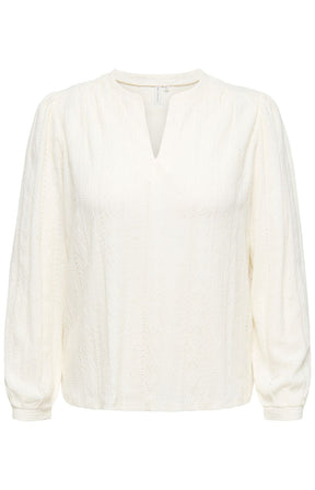 Only Carmakoma Minna Blouse in White 