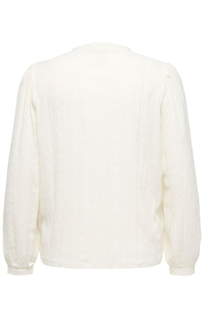 Only Carmakoma Minna Blouse in White 