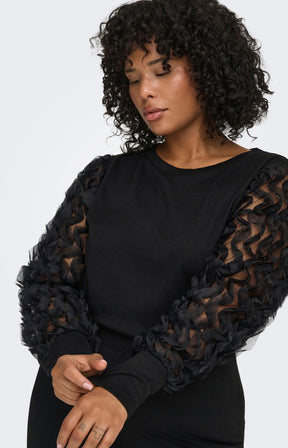 Only Carmakoma Mira Blouse in Black