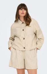 Only Carmakoma Monica Jacket in Beige