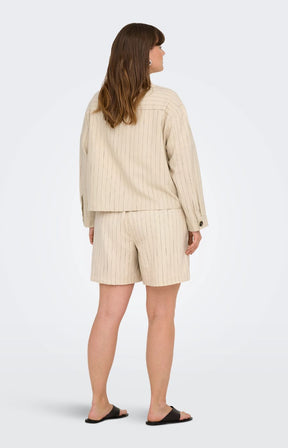 Only Carmakoma Monica Jacket in Beige