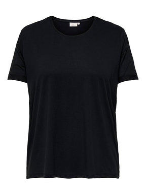 Only Carmakoma Moster T-Shirt in Black