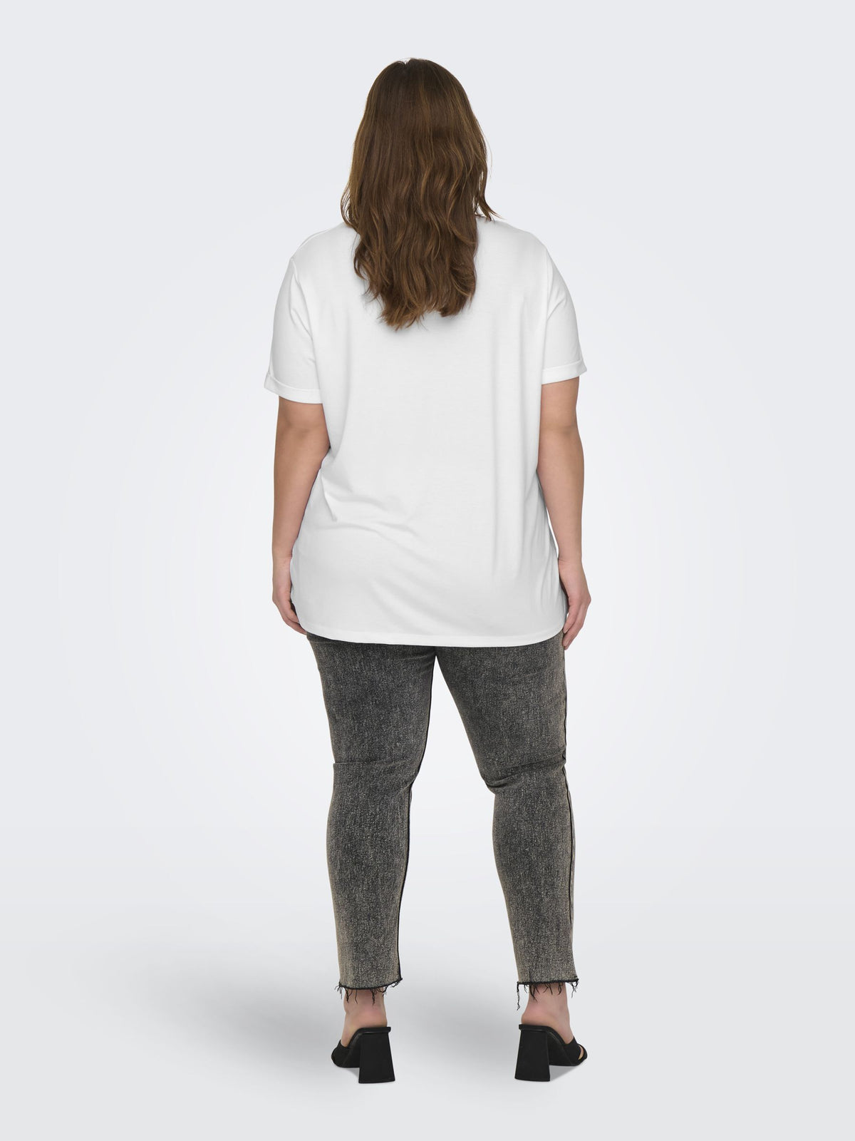 Only Carmakoma Moster T-Shirt in White