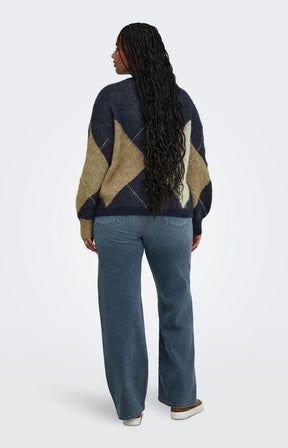 Only Carmakoma Noeme Knit in Night Sky 