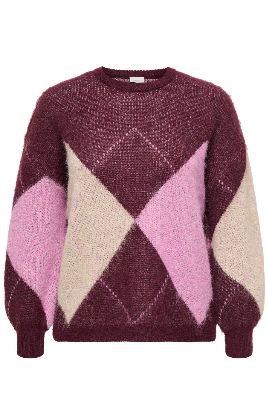 Only Carmakoma Noeme Knit in Wine 