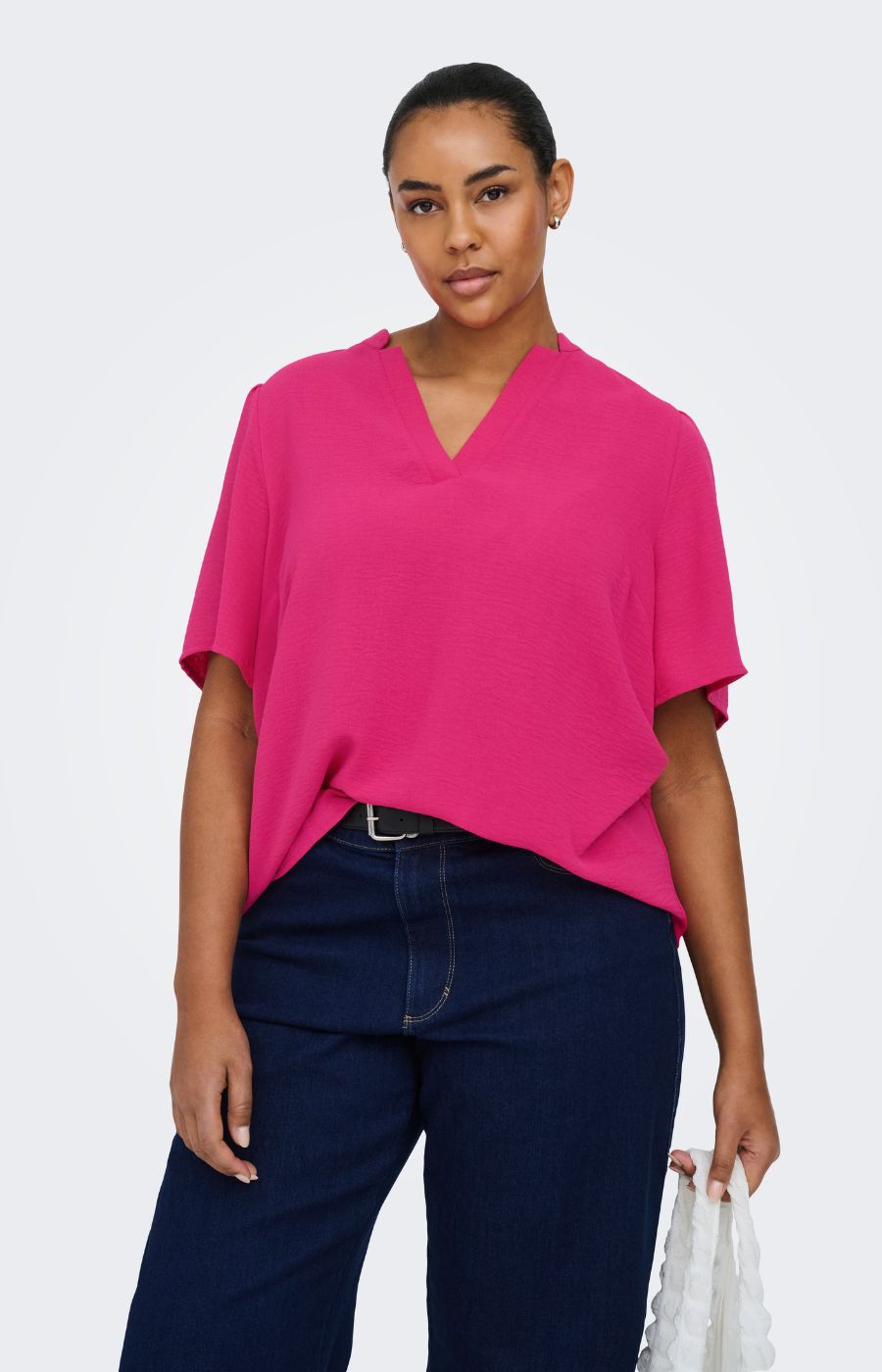Only Carmakoma Noemi Blouse in Pink 