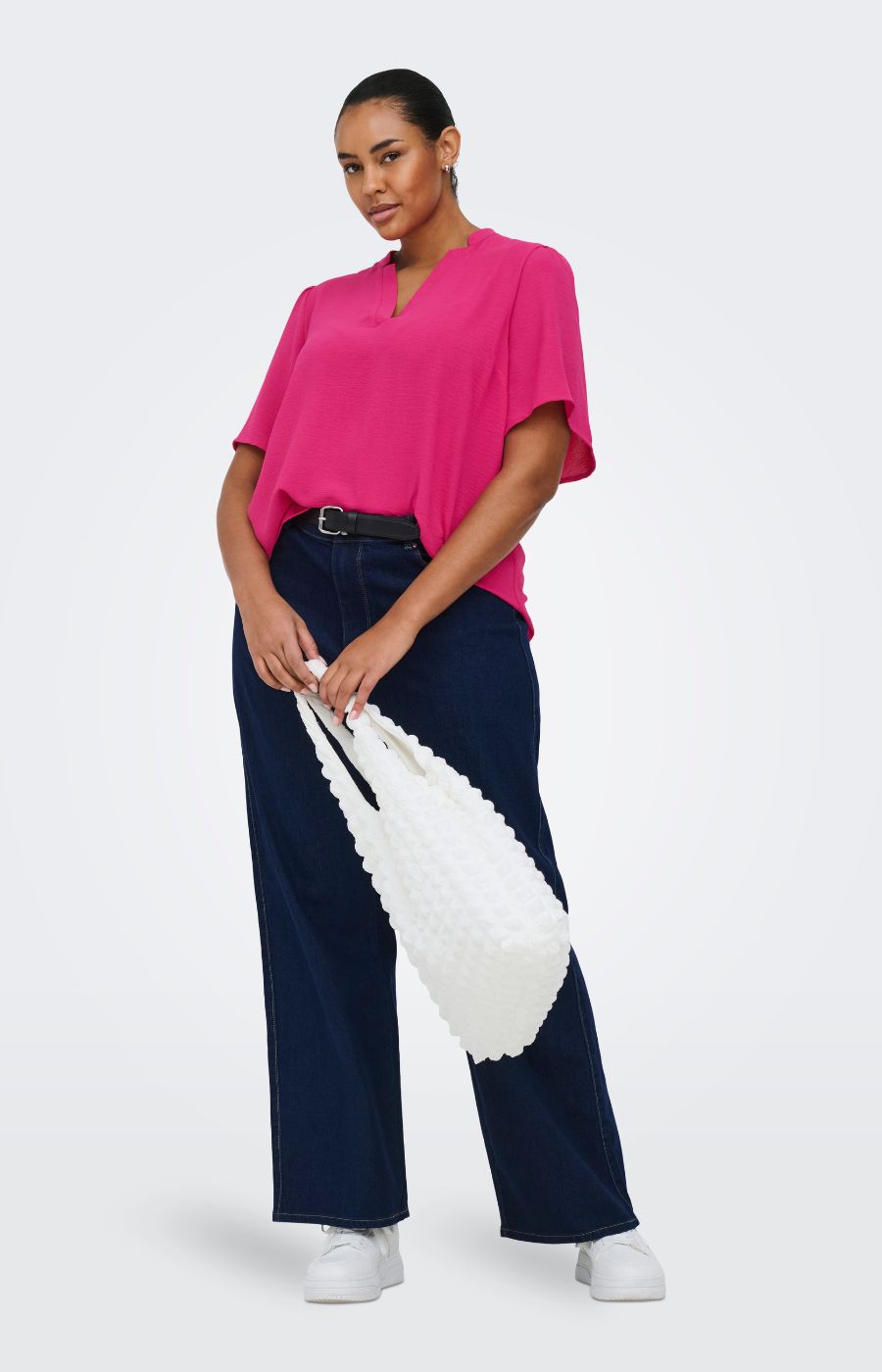 Only Carmakoma Noemi Blouse in Pink 