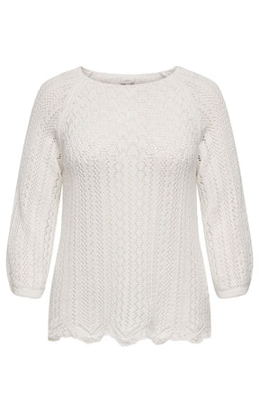 Only Carmakoma Nola Jumper in Cream