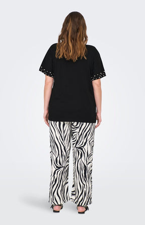 Only Carmakoma Olivia T-Shirt in Black