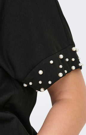 Only Carmakoma Olivia T-Shirt in Black