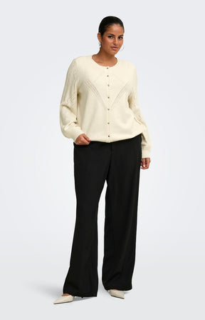 Only Carmakoma Princess Cardigan in Cream 