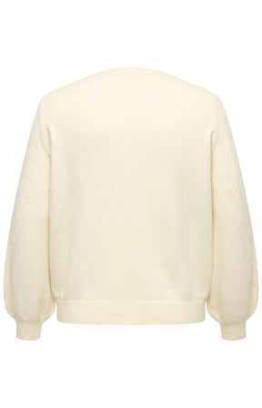 Only Carmakoma Princess Cardigan in Cream 