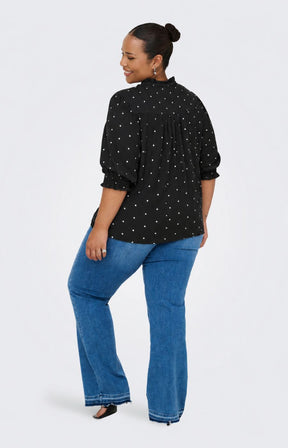 Only Carmakoma Raya Shirt in Black Dot 