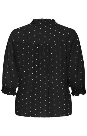 Only Carmakoma Raya Shirt in Black Dot 