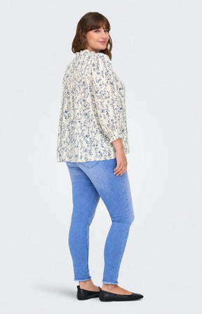 Only Carmakoma Raya Shirt in Jet Stream 